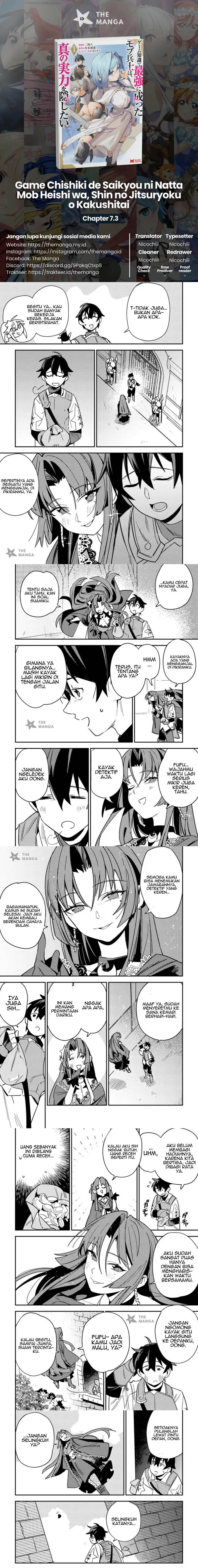 Game Chishiki de Saikyou ni Natta Mob Heishi wa, Shin no Jitsuryoku wo Kakushitai Chap 7.3 - Next Chap 8.3
