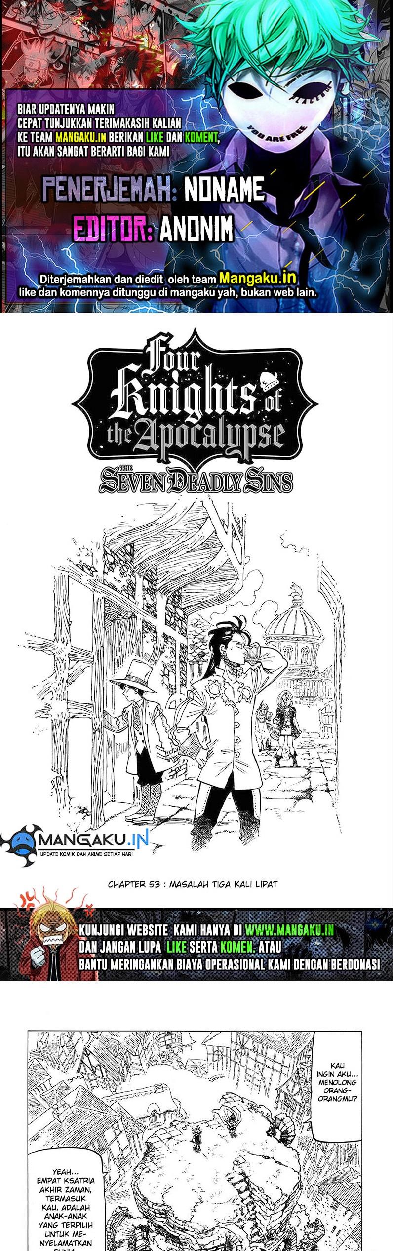 Mokushiroku no Yonkishi Chap 53 - Next Chap 54