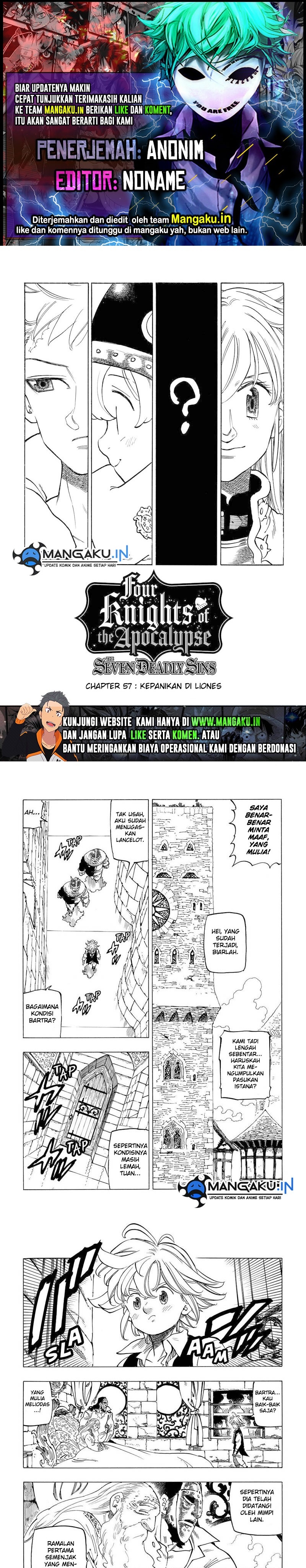 Mokushiroku no Yonkishi Chap 57 - Next Chap 58