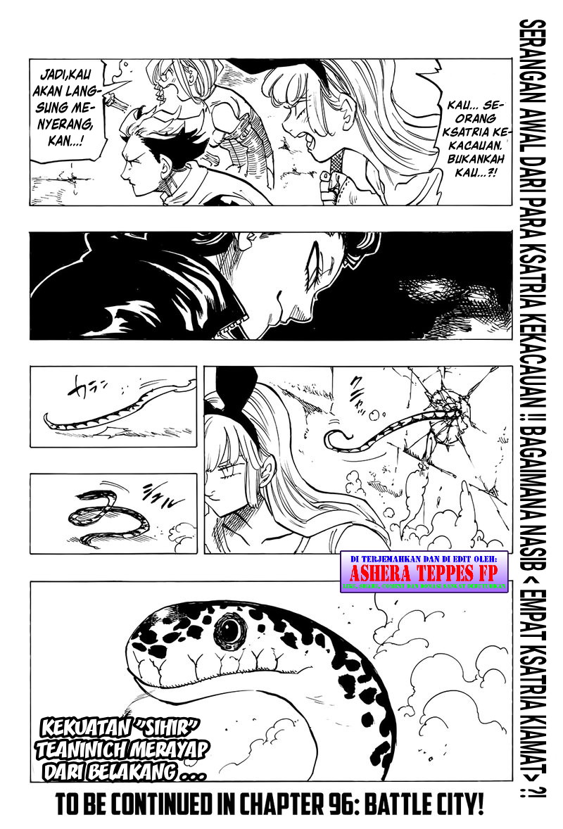 Mokushiroku no Yonkishi Chap 95 - Next Chap 96