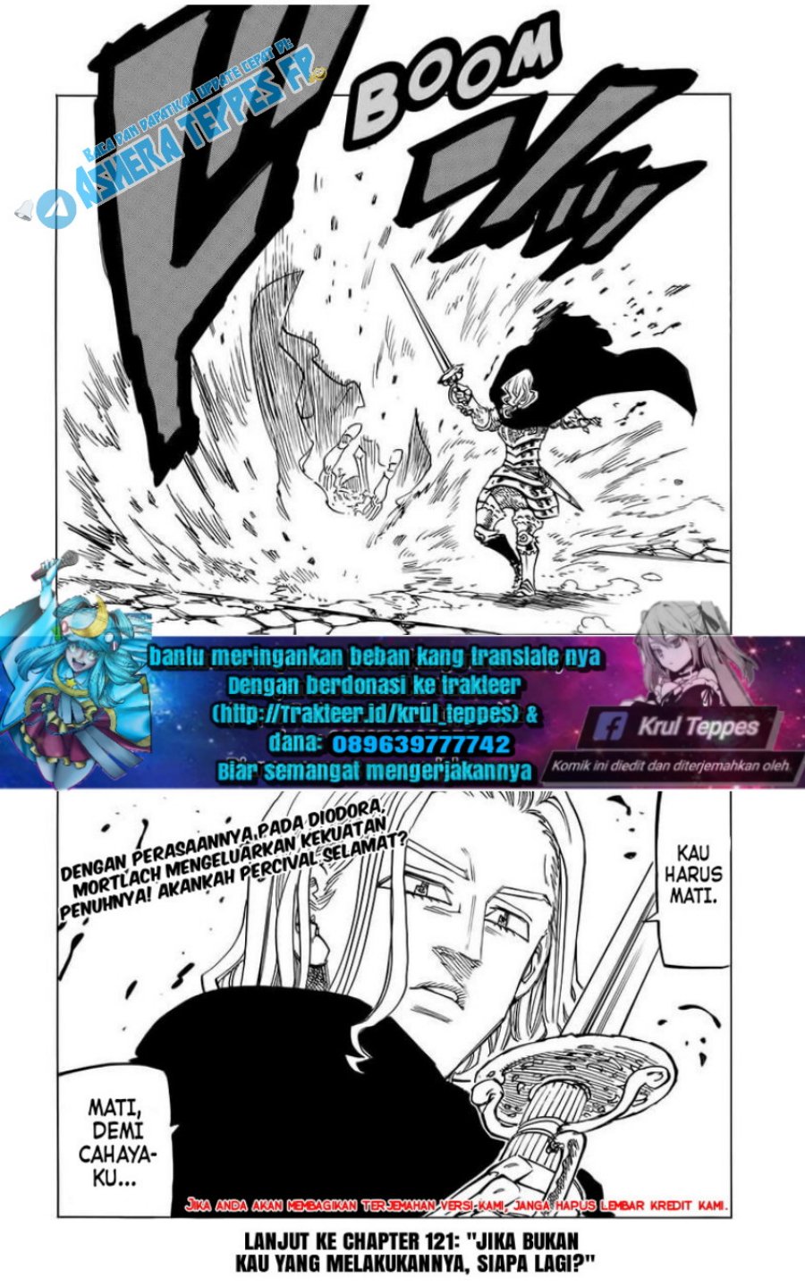 Mokushiroku no Yonkishi Chap 120 - Next Chap 121