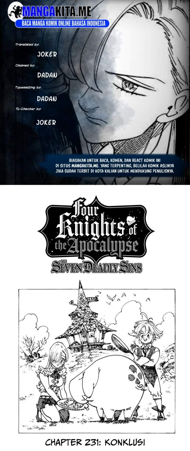 Mokushiroku no Yonkishi Chap 231 - Next Chap 232