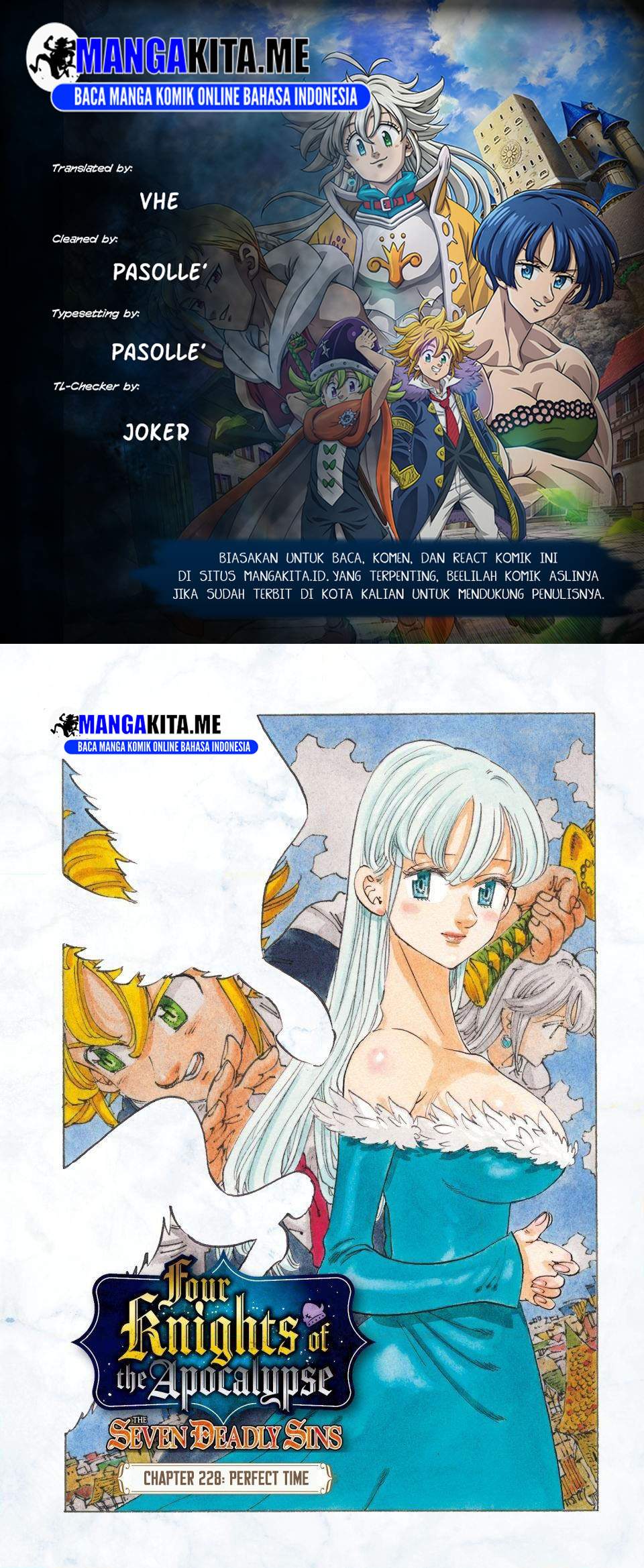 Mokushiroku no Yonkishi Chap 228 - Next Chap 229