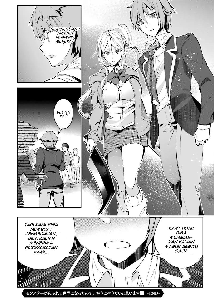 Monster ga Afureru Sekai ni Natta Node, Suki ni Ikitai to Omoimasu Chap 4 - Next Chap 5