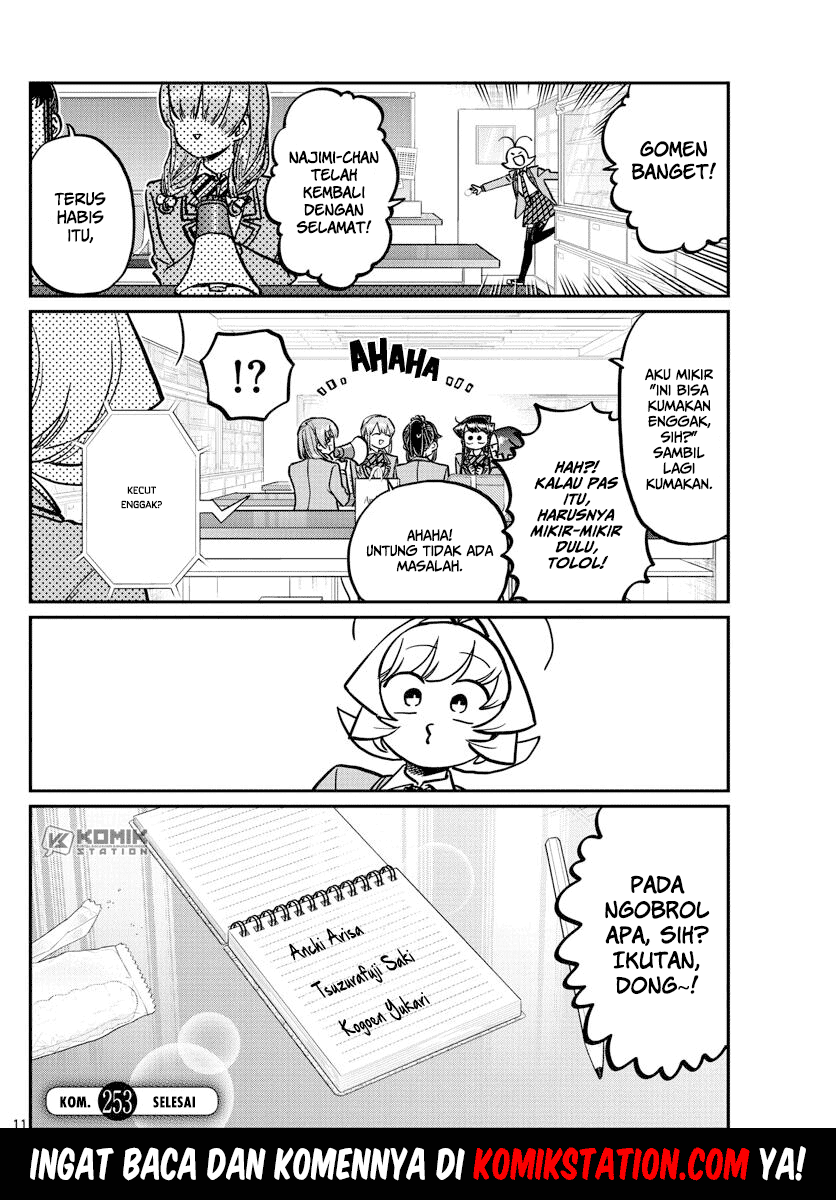 Komi-san wa Komyushou Desu. Chap 253 - Next Chap 254