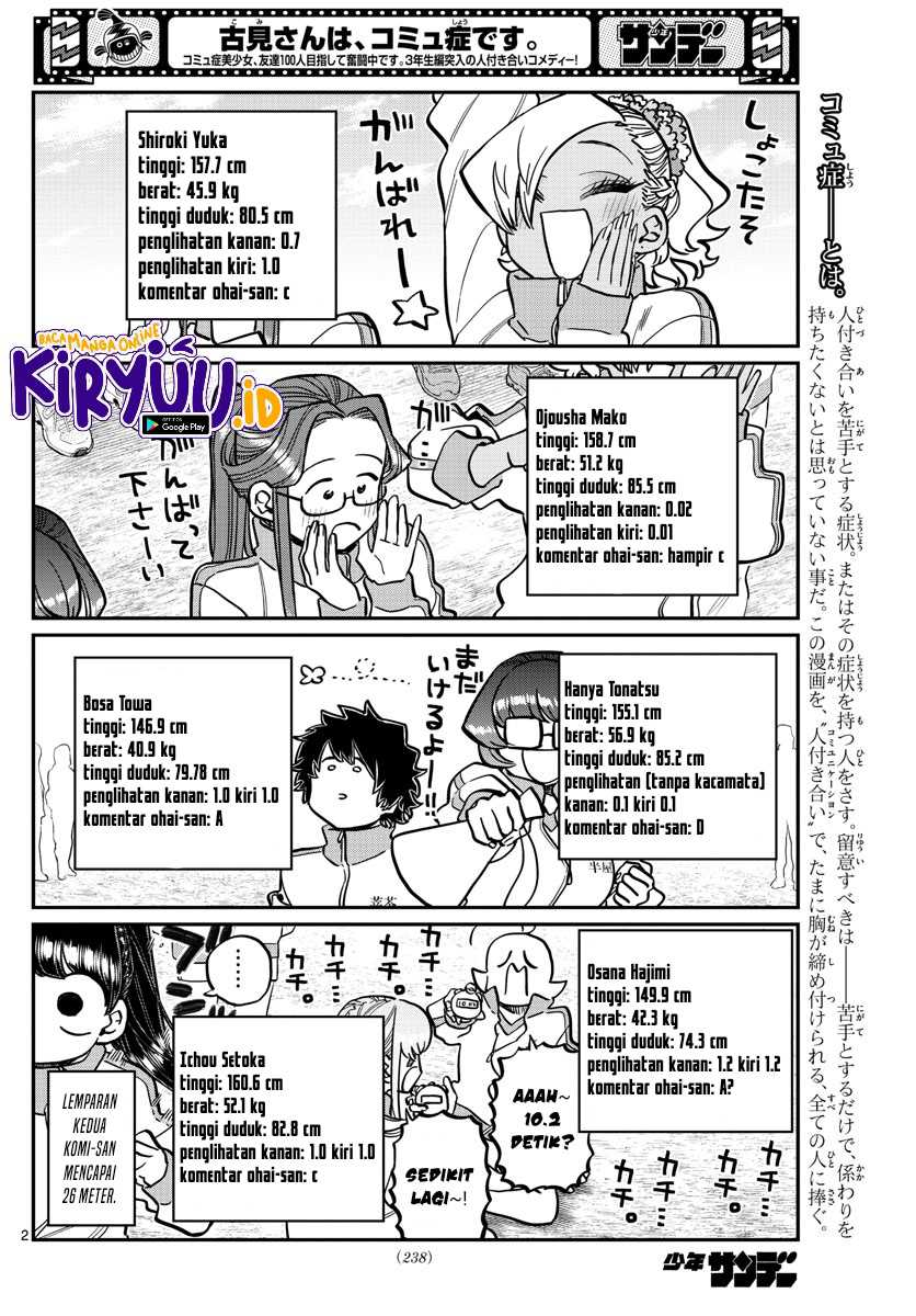 Komi-san wa Komyushou Desu. Chap 346 - Next Chap 347