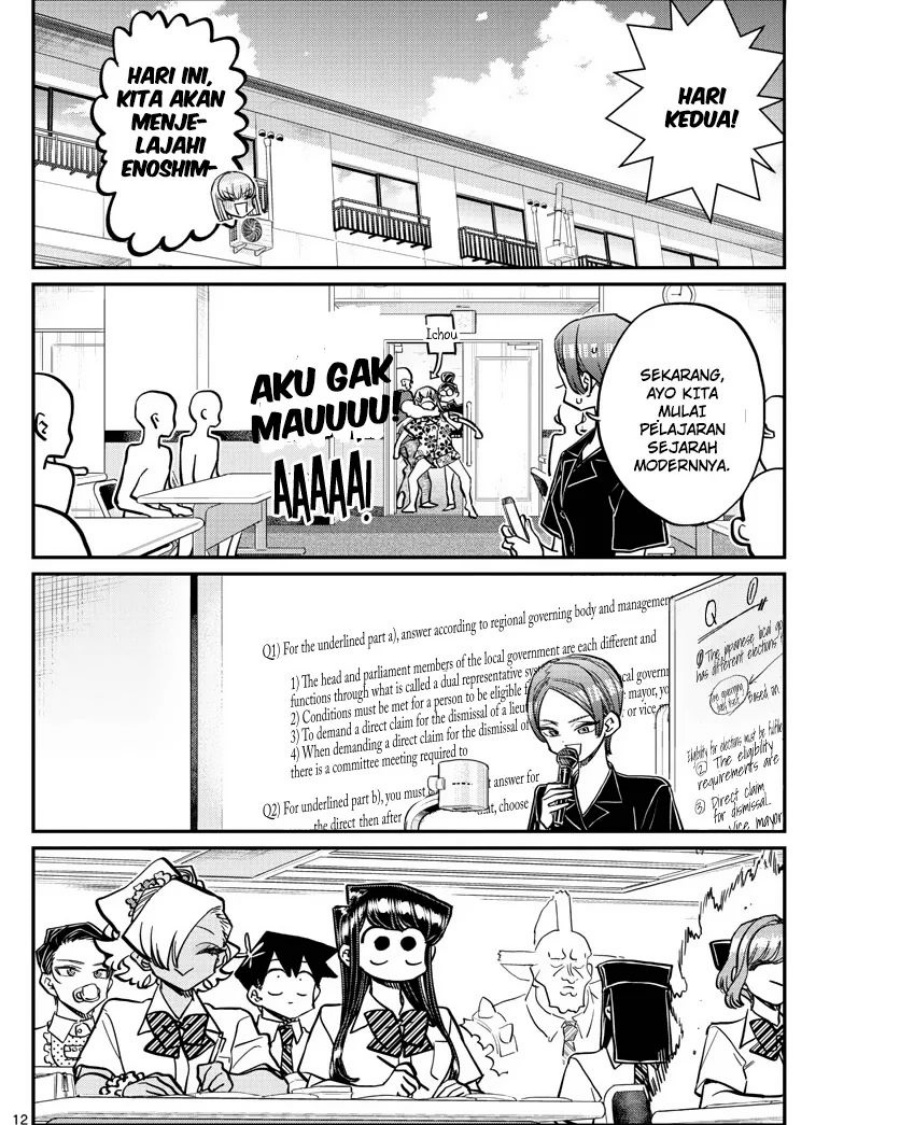 Komi-san wa Komyushou Desu. Chap 382 - Next Chap 383