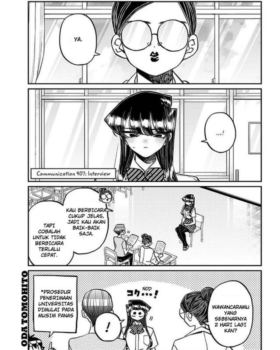 Komi-san wa Komyushou Desu. Chap 407 - Next Chap 408