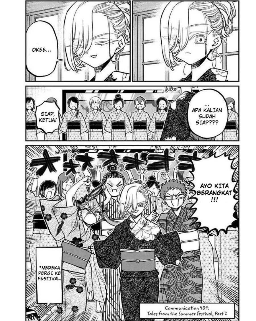 Komi-san wa Komyushou Desu. Chap 404 - Next Chap 405