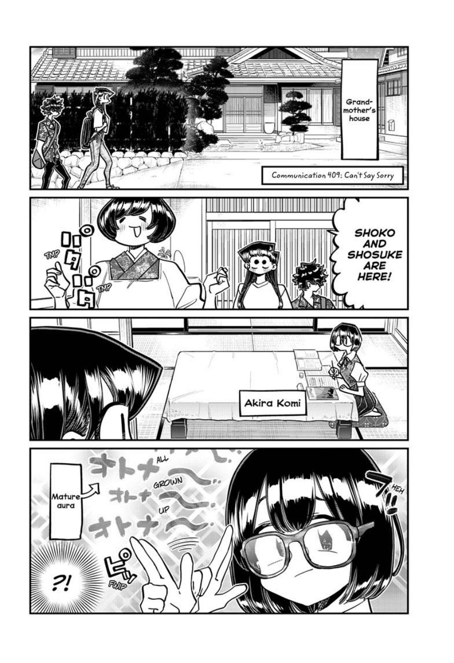 Komi-san wa Komyushou Desu. Chap 409 - Next Chap 410