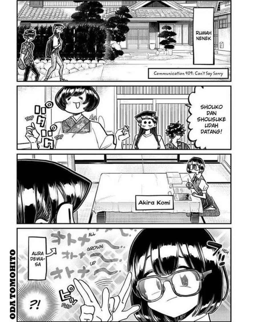 Komi-san wa Komyushou Desu. Chap 409 - Next Chap 410