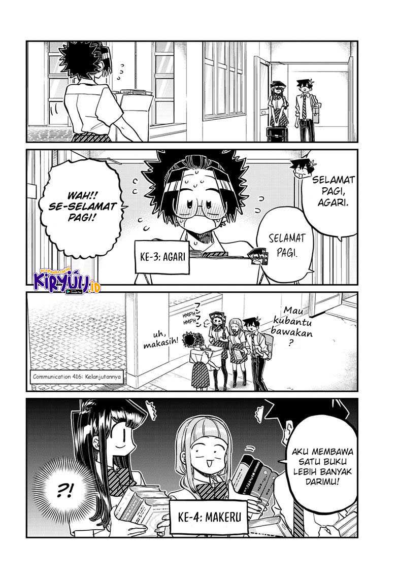 Komi-san wa Komyushou Desu. Chap 416 - Next Chap 417