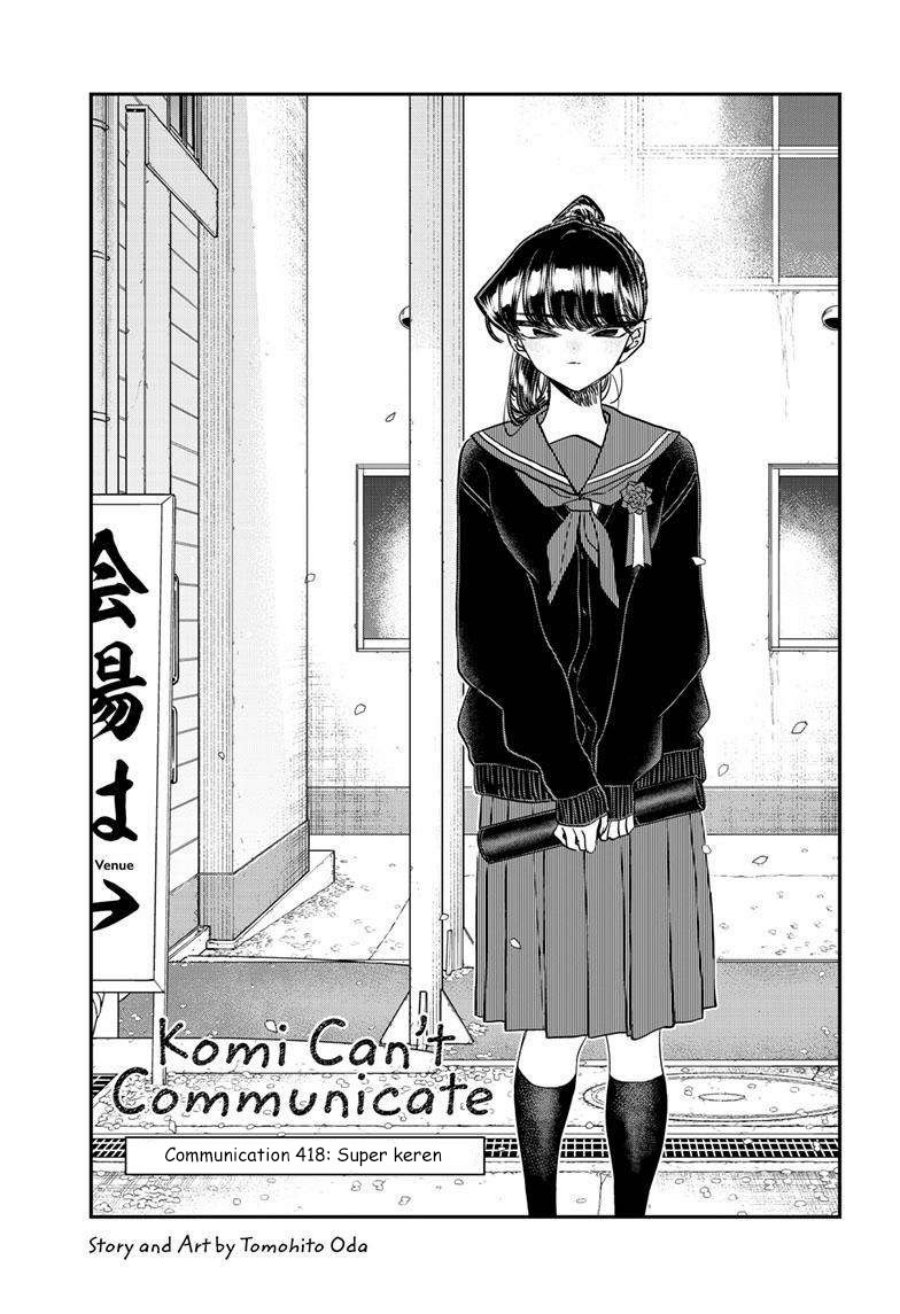 Komi-san wa Komyushou Desu. Chap 418 - Next Chap 419