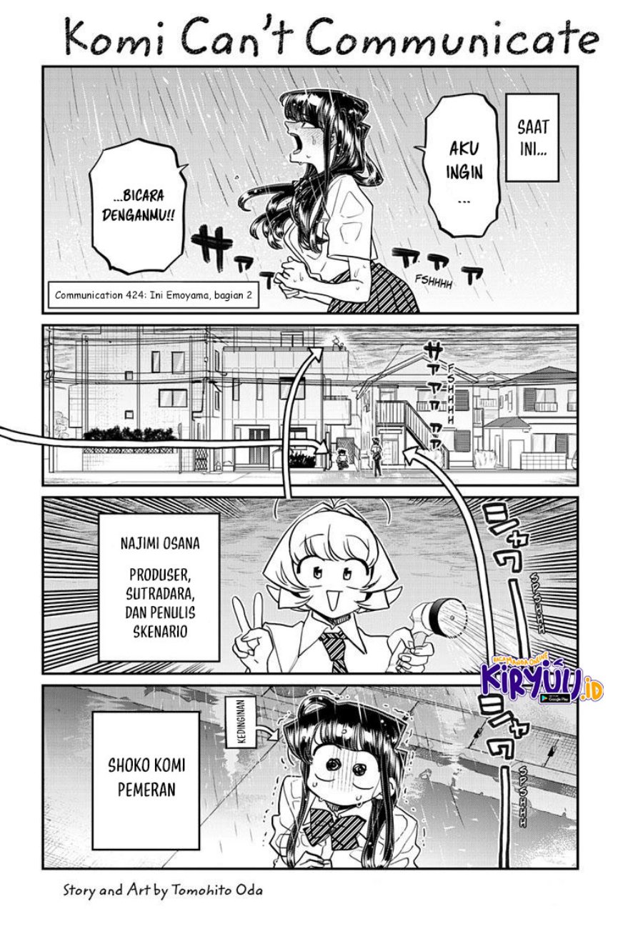 Komi-san wa Komyushou Desu. Chap 424 - Next Chap 425