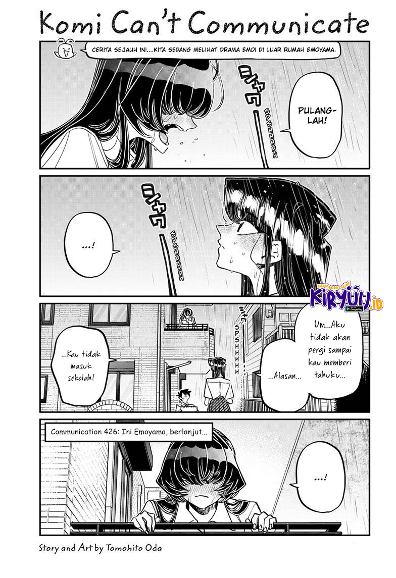 Komi-san wa Komyushou Desu. Chap 426 - Next Chap 427