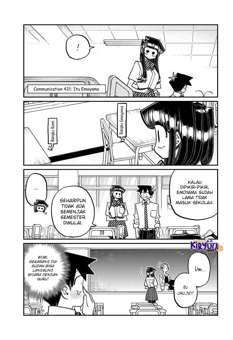 Komi-san wa Komyushou Desu. Chap 421 - Next Chap 422