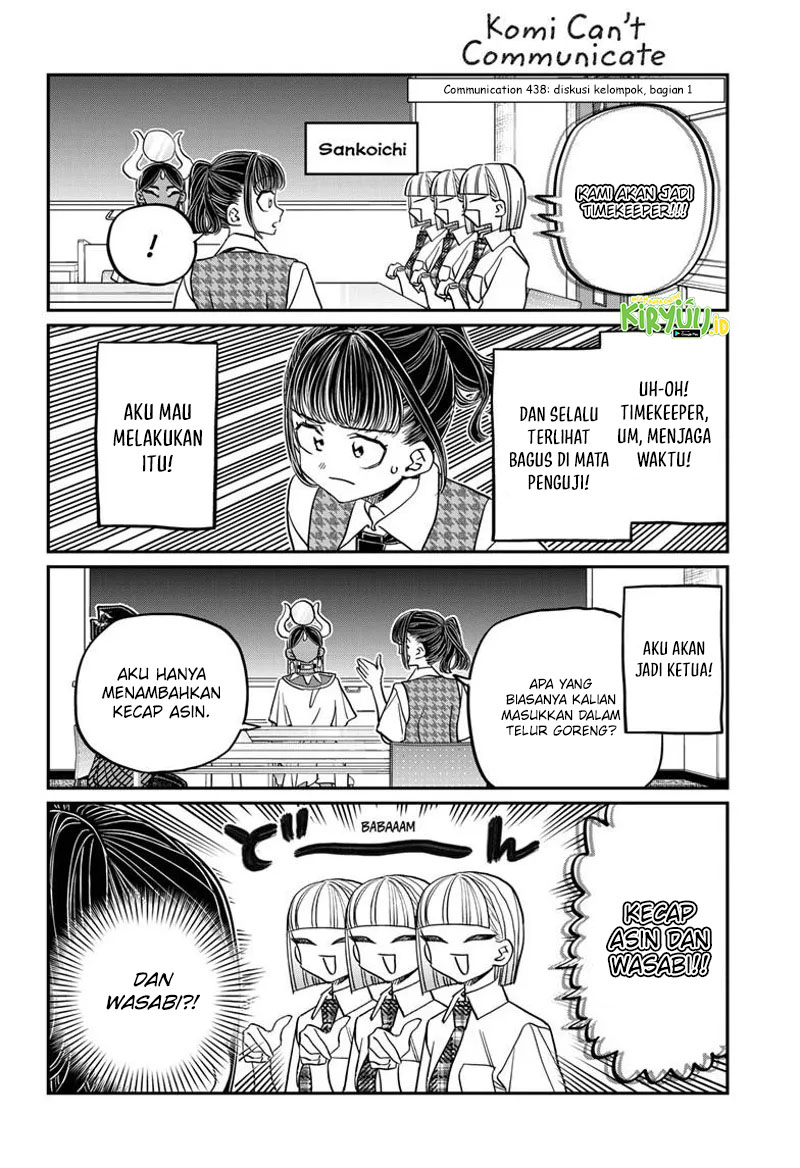 Komi-san wa Komyushou Desu. Chap 438 - Next Chap 439