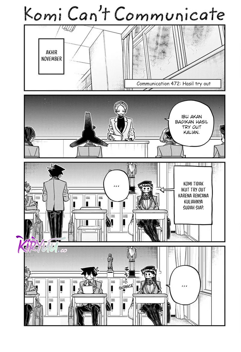 Komi-san wa Komyushou Desu. Chap 472 - Next Chap 473