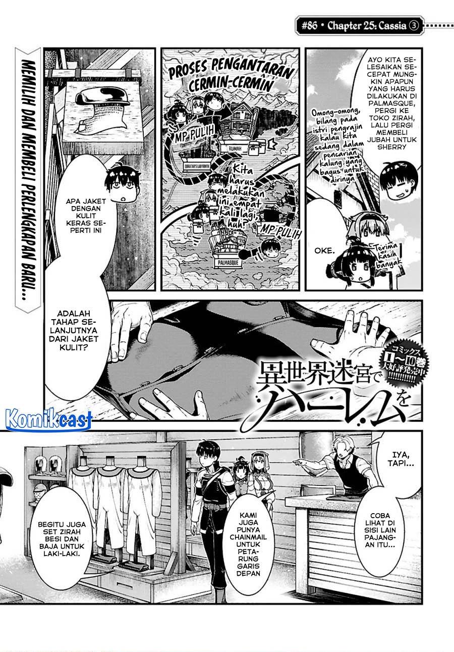Isekai Meikyuu de Harem o Chap 86 - Next Chap 87