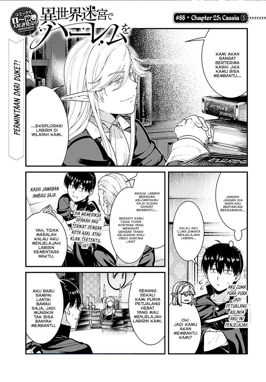 Isekai Meikyuu de Harem o Chap 88 - Next Chap 89