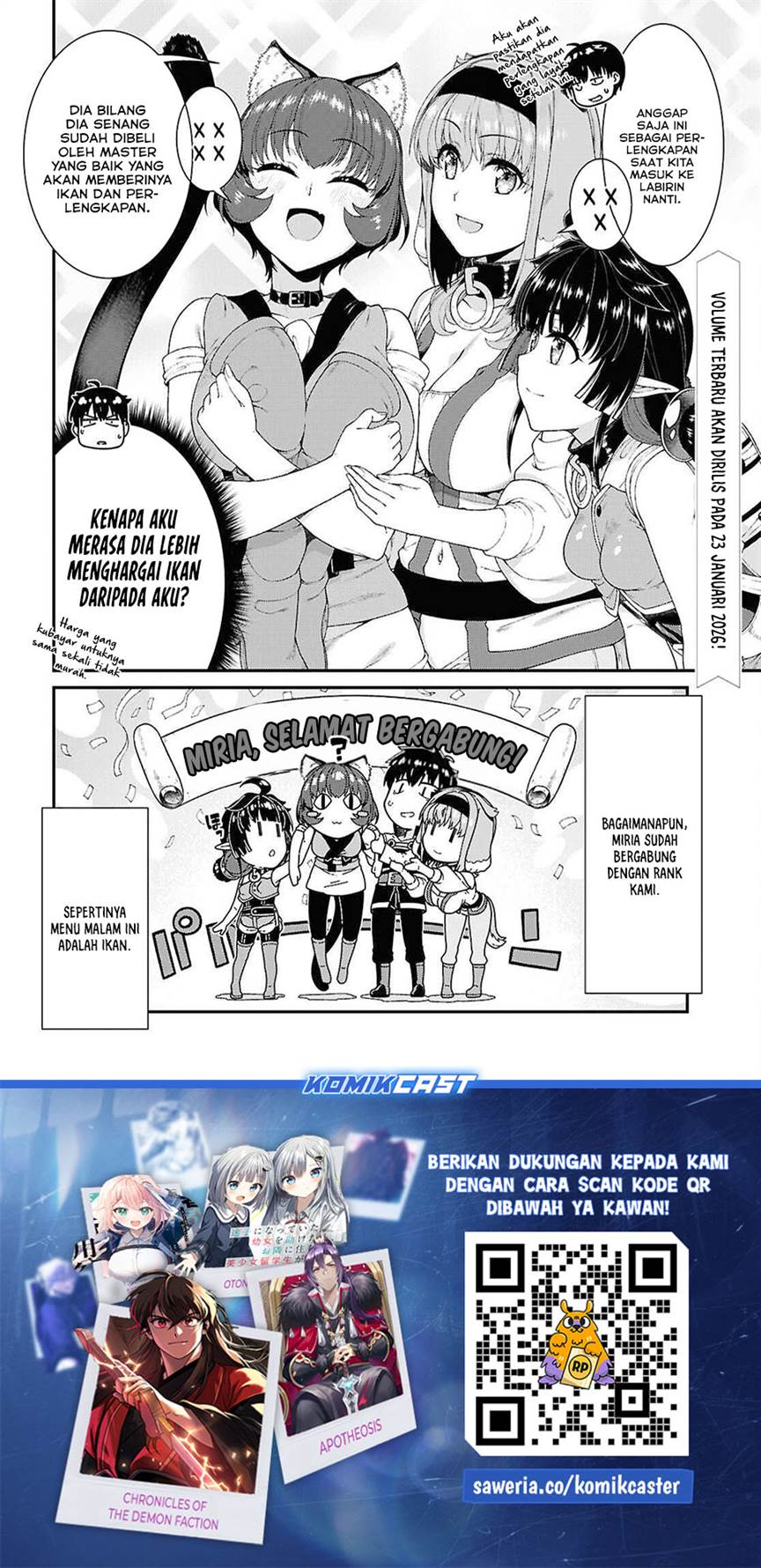 Isekai Meikyuu de Harem o Chap 103 - Next Chap 104
