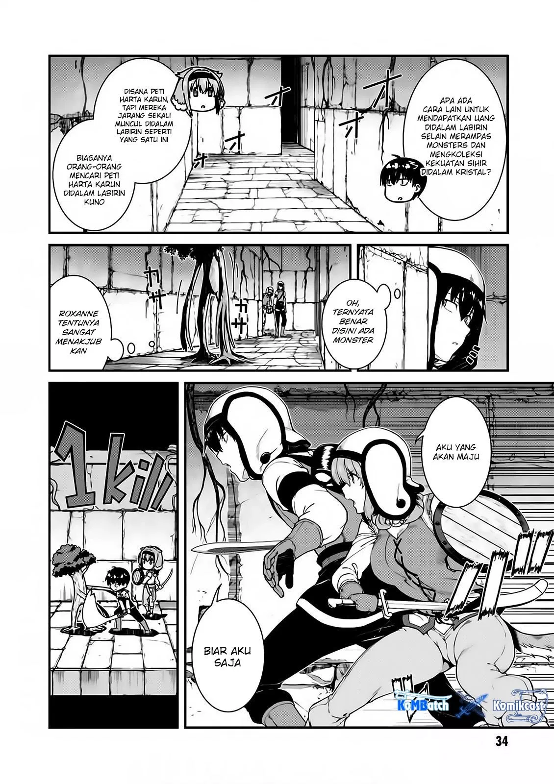 Isekai Meikyuu de Harem o Chap 14 - Next Chap 15