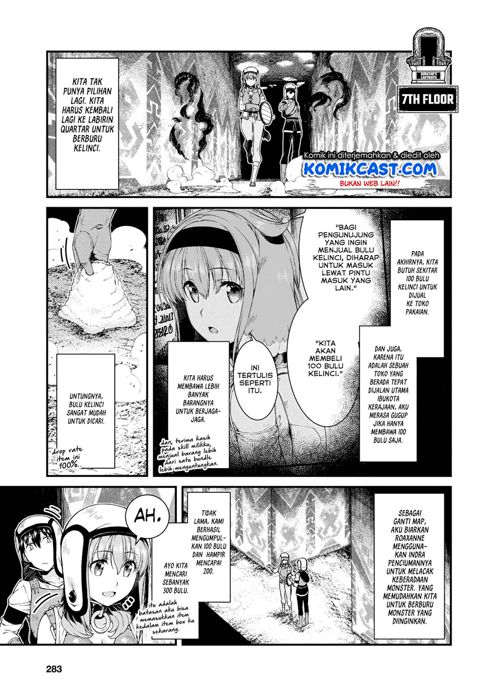 Isekai Meikyuu de Harem o Chap 34 - Next Chap 35