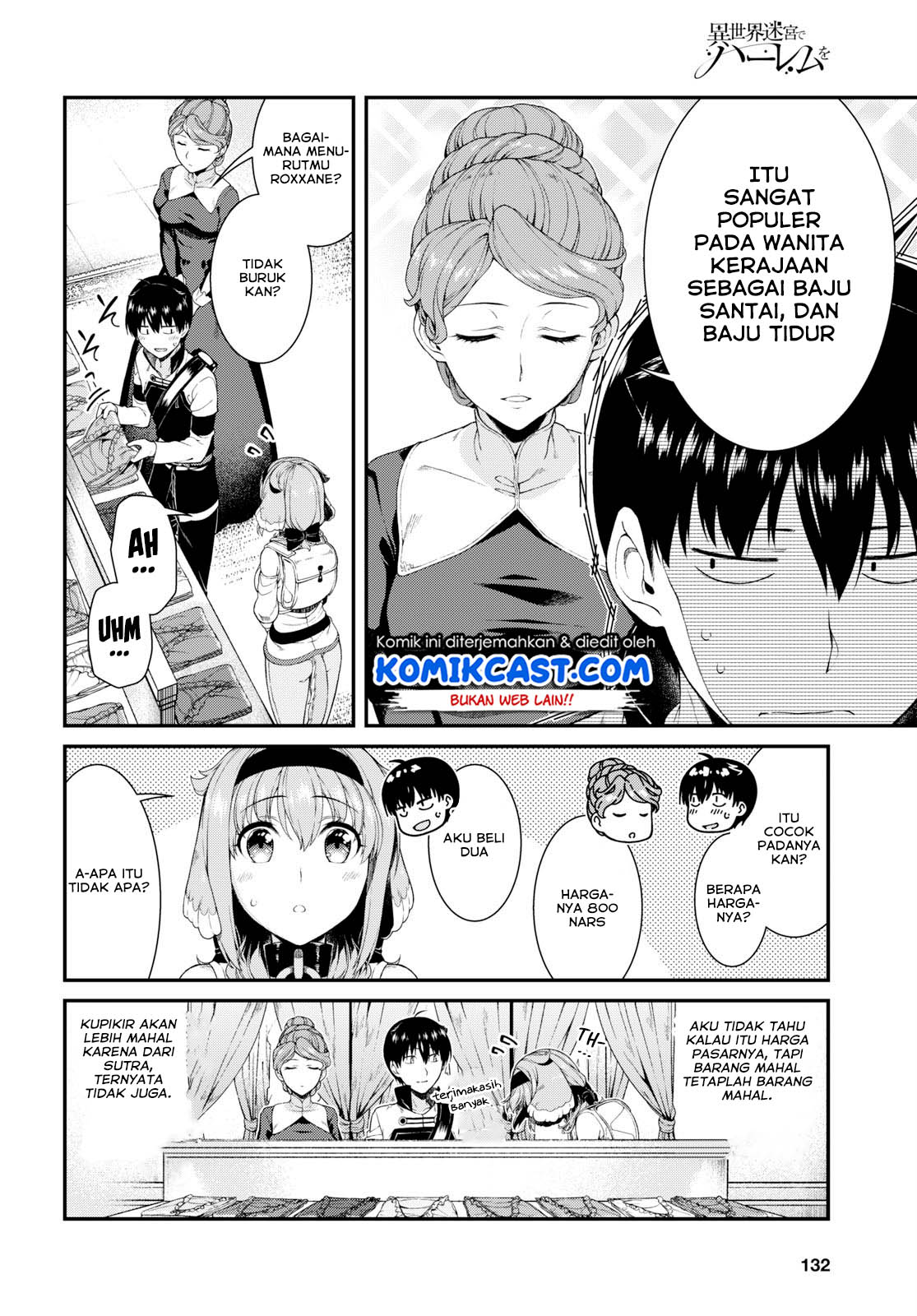 Isekai Meikyuu de Harem o Chap 35 - Next Chap 36