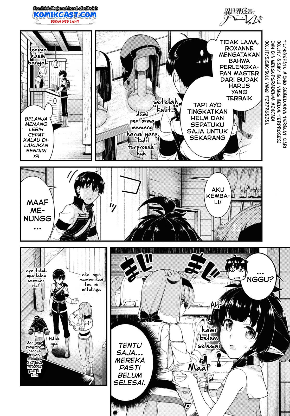 Isekai Meikyuu de Harem o Chap 39 - Next Chap 40