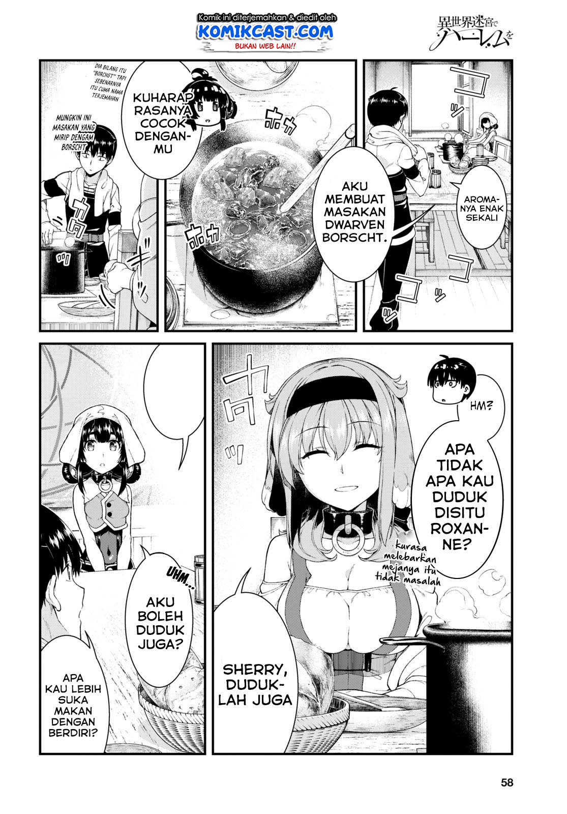 Isekai Meikyuu de Harem o Chap 41 - Next Chap 42