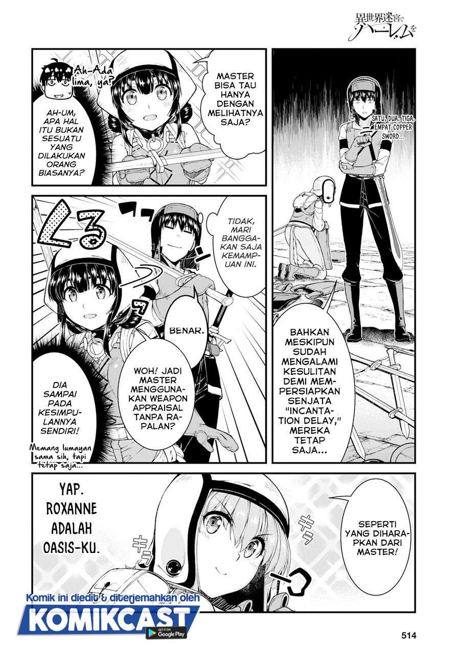 Isekai Meikyuu de Harem o Chap 49 - Next Chap 50