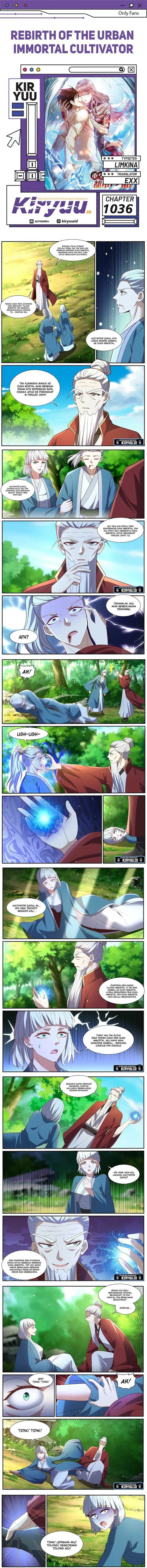 Rebirth of the Urban Immortal Cultivator Chap 1036 - Next Chap 1037