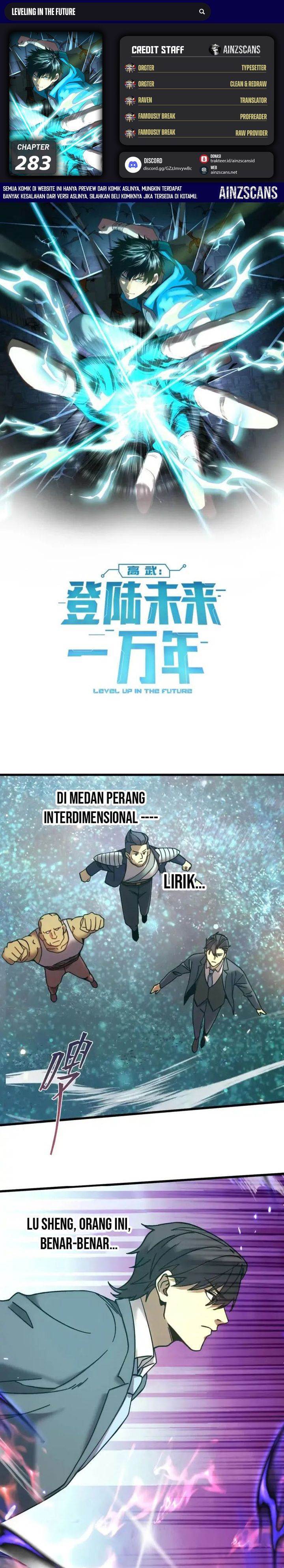 Leveling In The Future Chap 283 - Next Chap 284