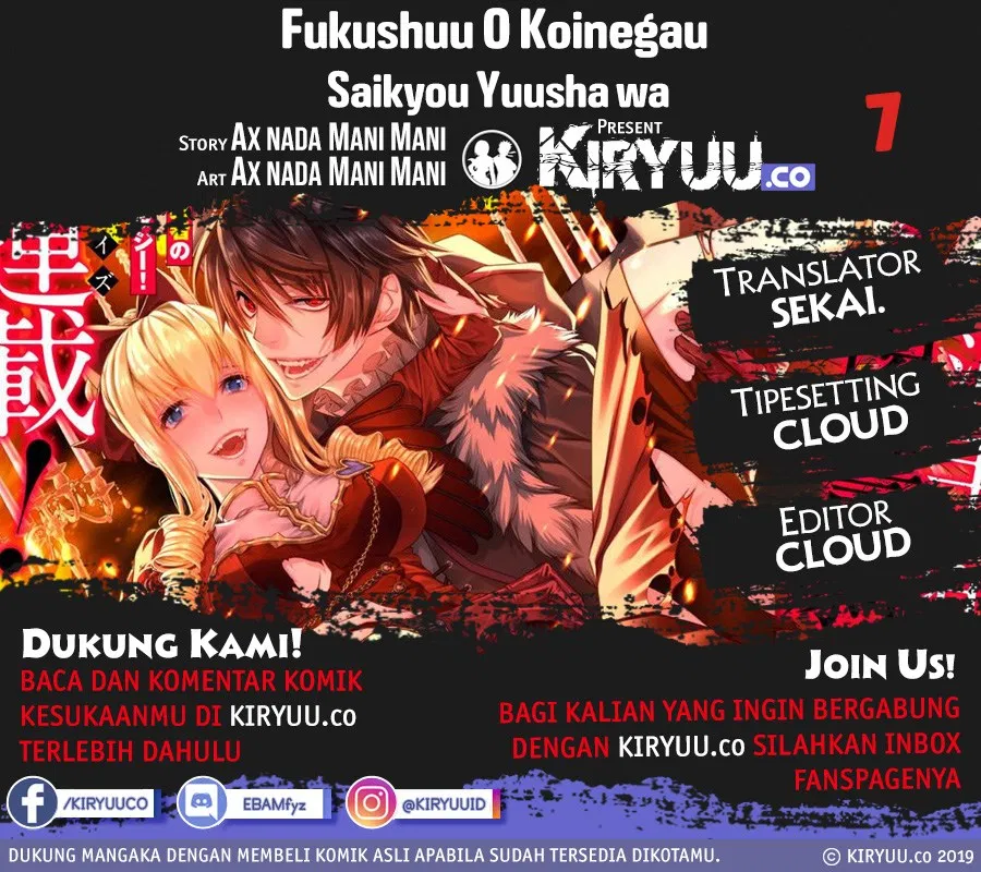 Fukushuu o Koinegau Saikyou Yuusha wa, Yami no Chikara de Senmetsu Musou Suru Chap 7 - Next Chap 8
