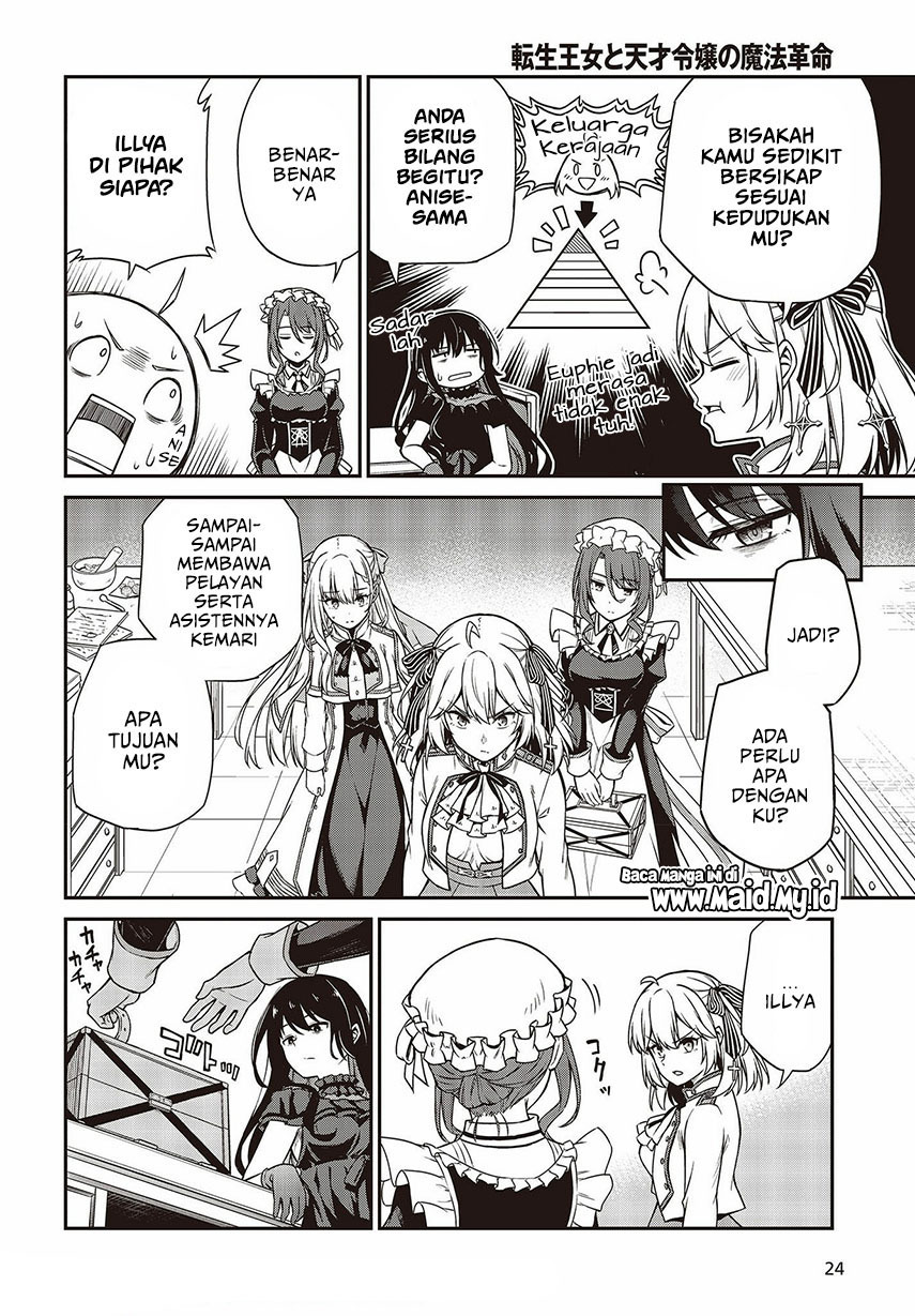 Tensei Oujo to Tensai Reijou no Mahou Kakumei Chap 18 - Next Chap 19
