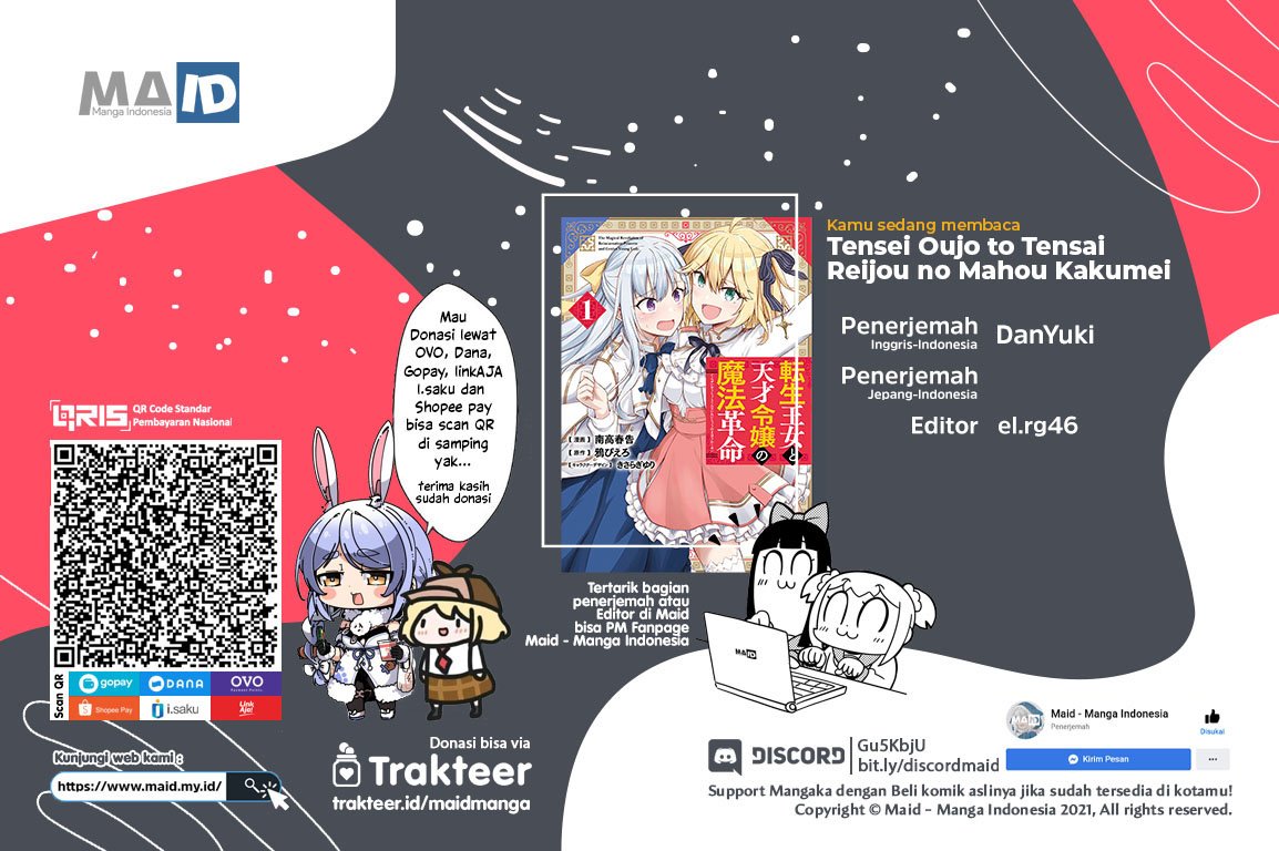 Tensei Oujo to Tensai Reijou no Mahou Kakumei Chap 7 - Next Chap 8