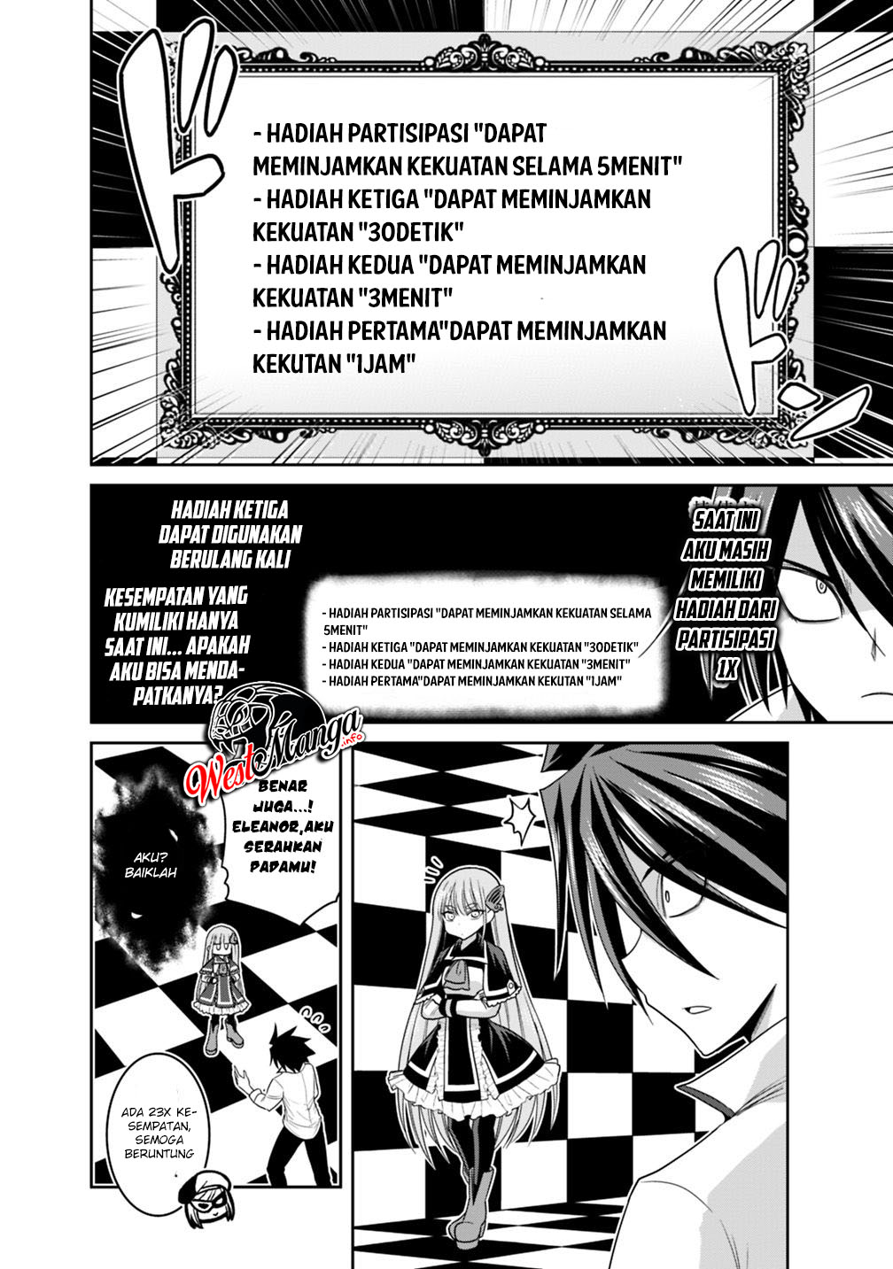 Kujibiki Tokushou Musou Harem-ken Chap 16.3 - Next Chap 17.3