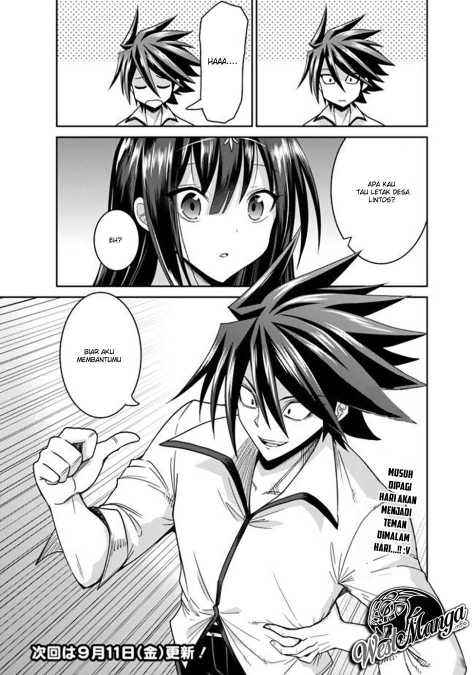 Kujibiki Tokushou Musou Harem-ken Chap 17.2 - Next Chap 18.2