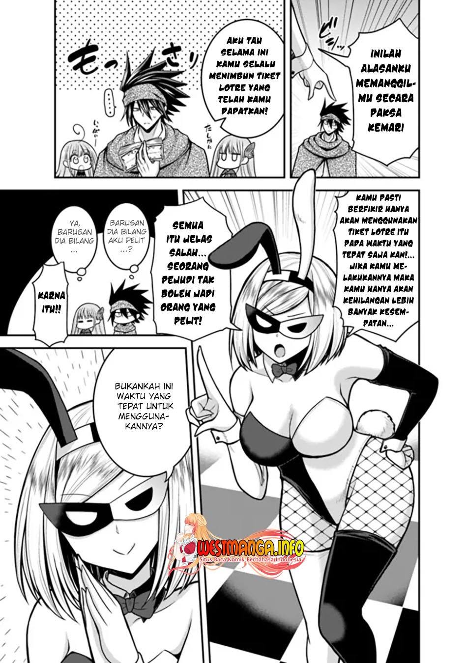 Kujibiki Tokushou Musou Harem-ken Chap 35.1 - Next Chap 36.1