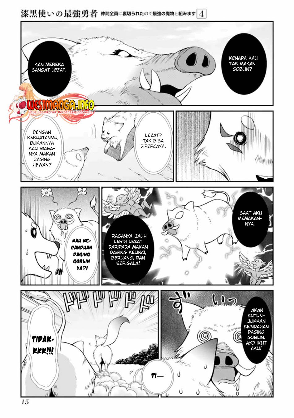 Shikkoku Tsukai no Saikyo Yusha Nakama Zen’in ni Uragira Retanode Saikyo no Mamono Chap 14 - Next Chap 15