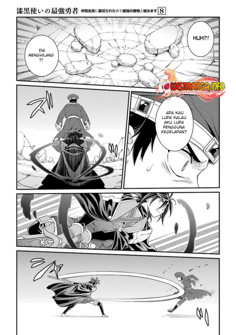 Shikkoku Tsukai no Saikyo Yusha Nakama Zen’in ni Uragira Retanode Saikyo no Mamono Chap 39 - Next Chap 40