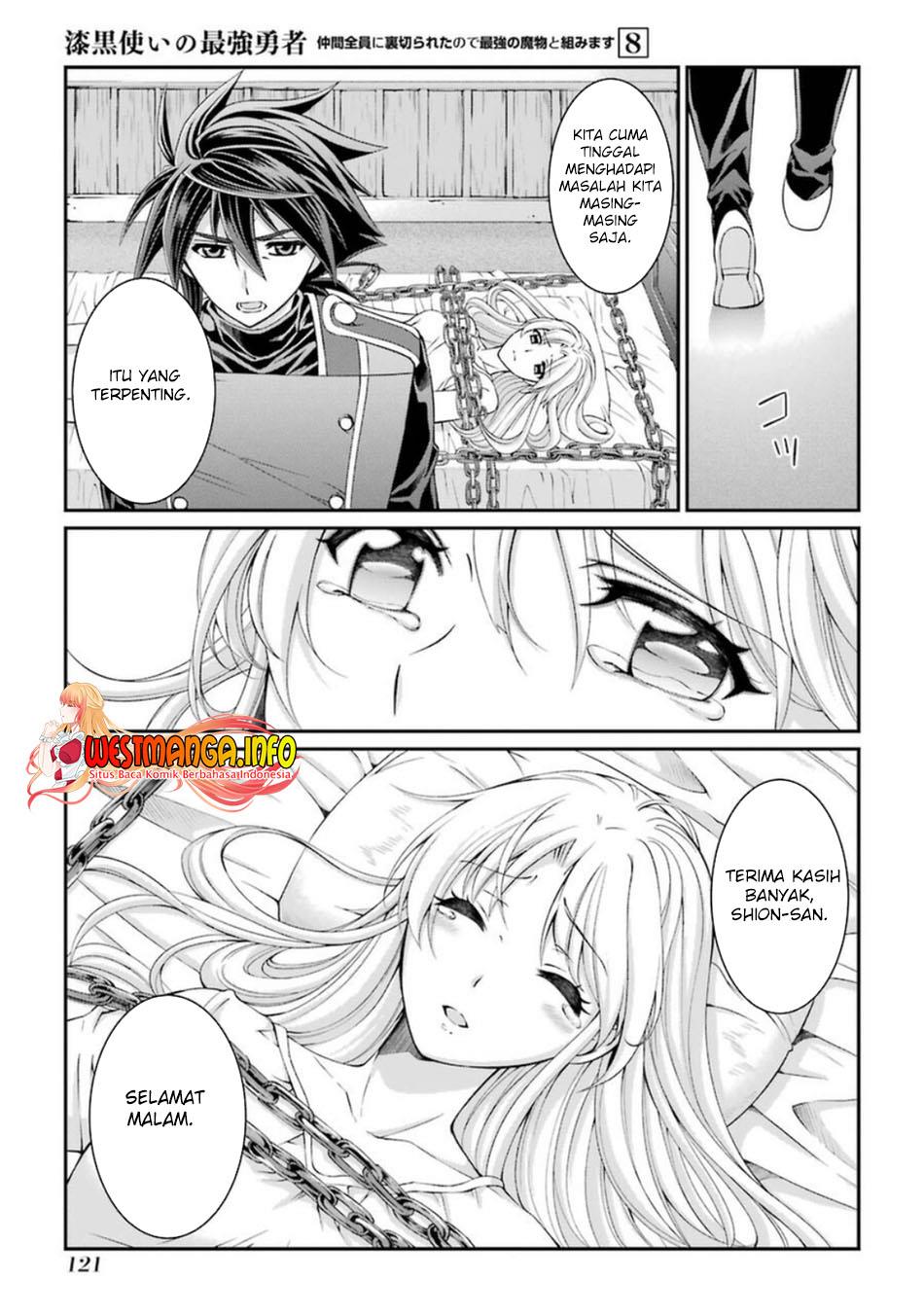 Shikkoku Tsukai no Saikyo Yusha Nakama Zen’in ni Uragira Retanode Saikyo no Mamono Chap 41 - Next Chap 42