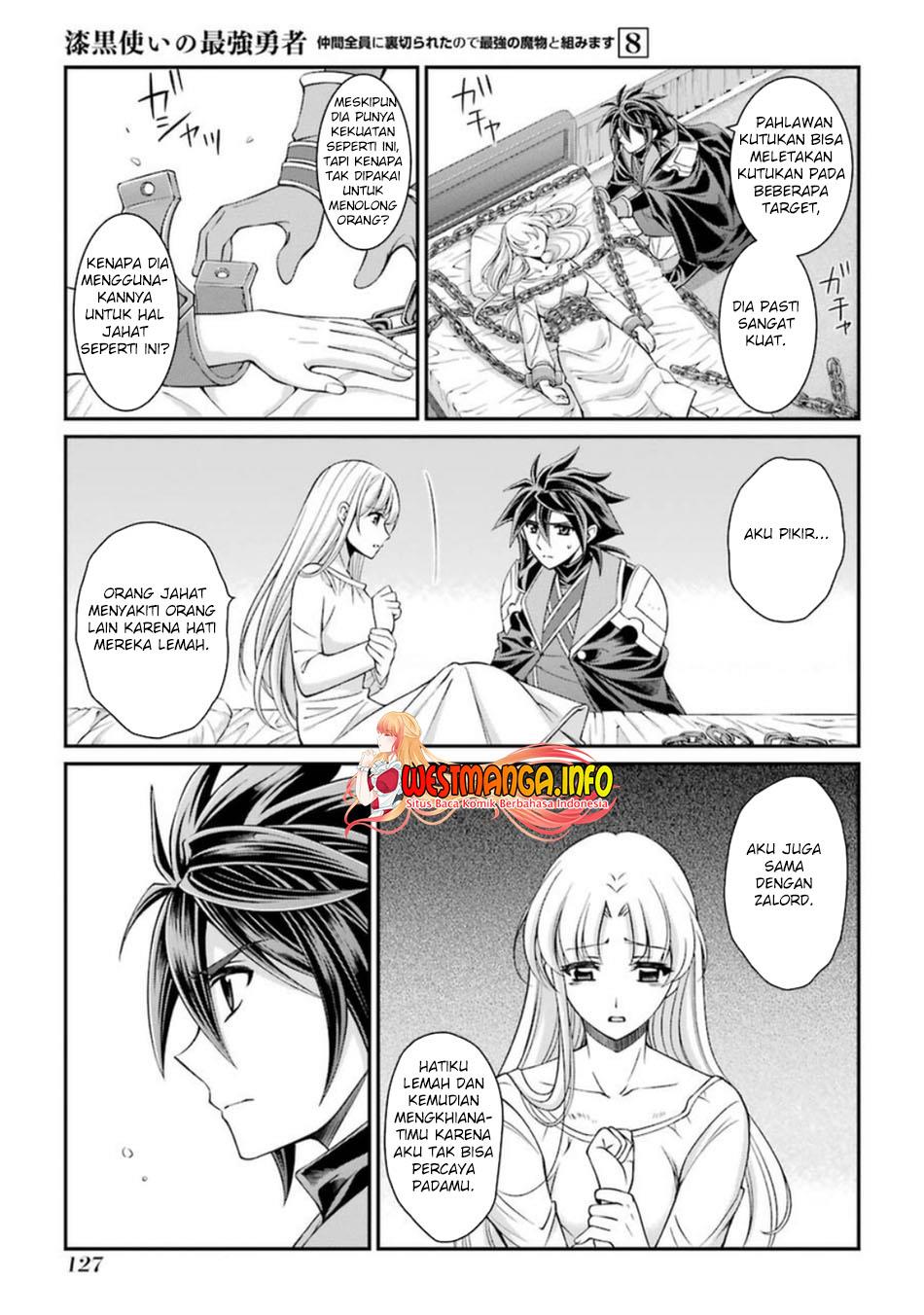 Shikkoku Tsukai no Saikyo Yusha Nakama Zen’in ni Uragira Retanode Saikyo no Mamono Chap 41 - Next Chap 42