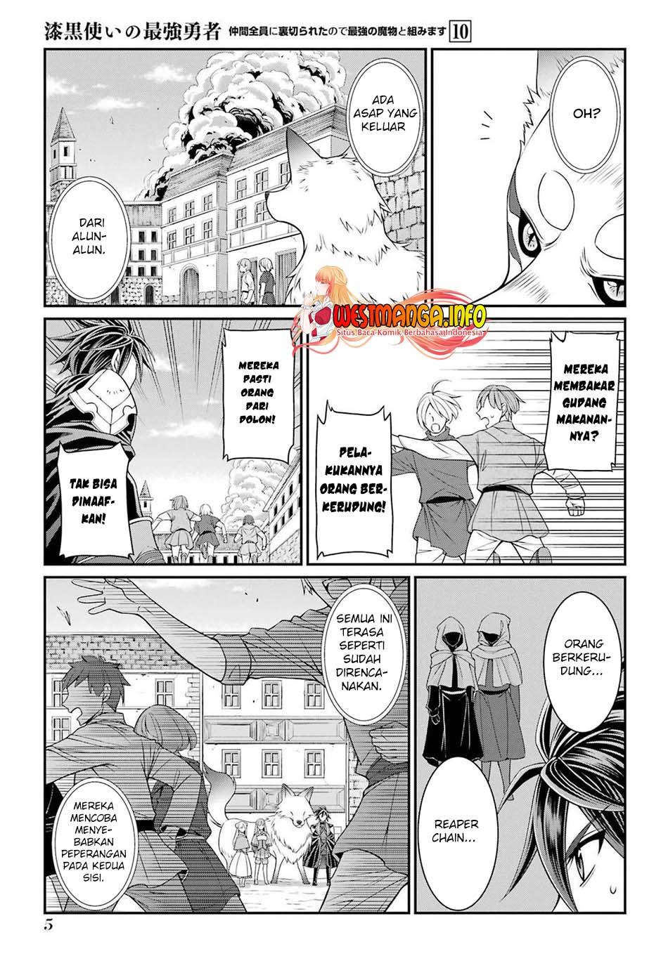 Shikkoku Tsukai no Saikyo Yusha Nakama Zen’in ni Uragira Retanode Saikyo no Mamono Chap 50 - Next Chap 51