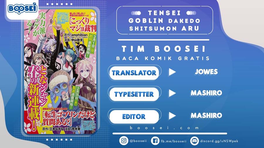 Tensei Goblin da kedo Shitsumon aru? Chap 13 - Next Chap 14