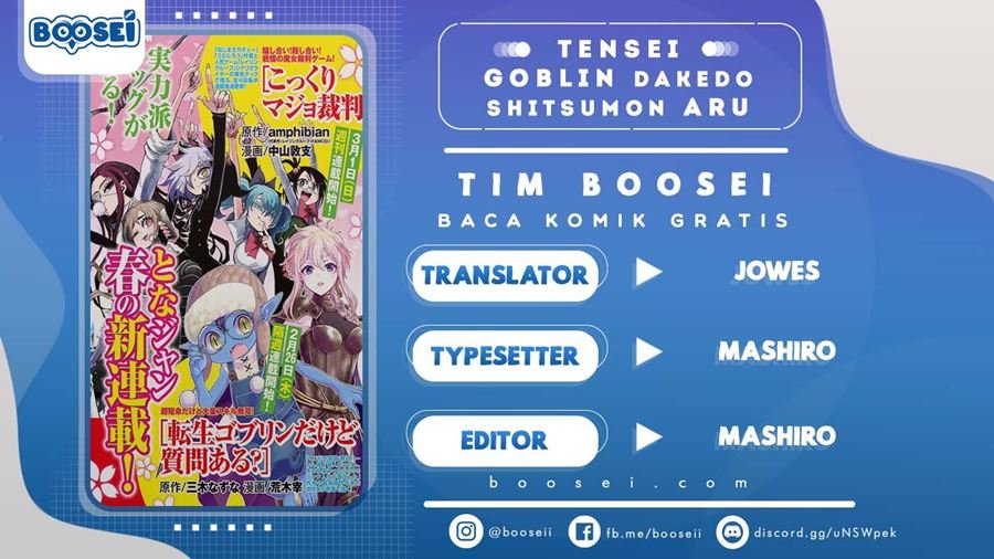 Tensei Goblin da kedo Shitsumon aru? Chap 14 - Next Chap 15