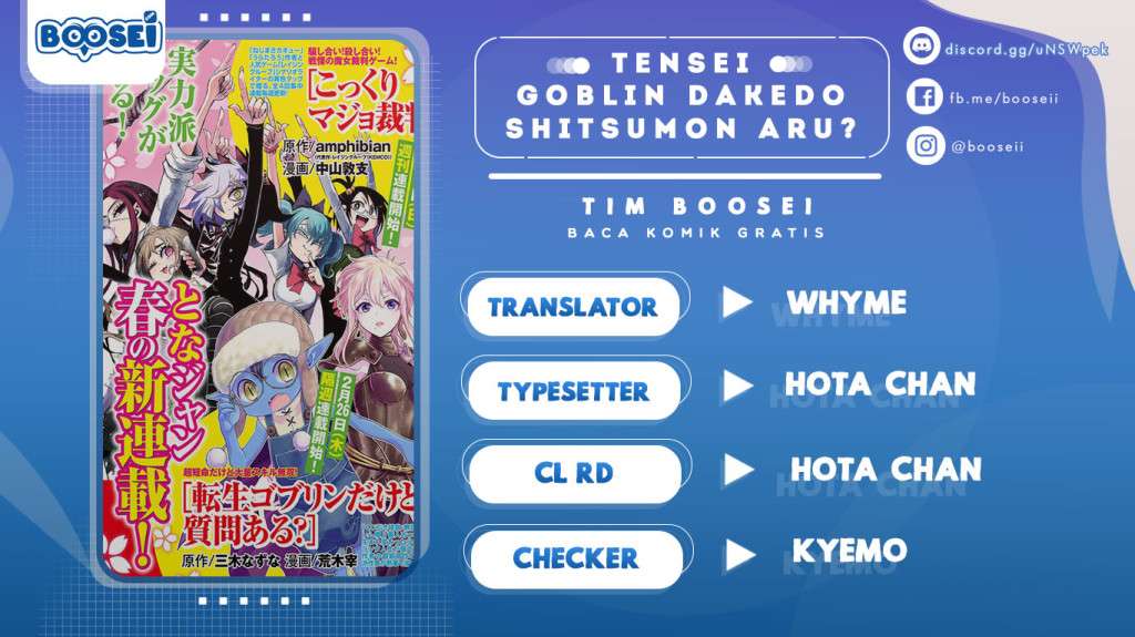 Tensei Goblin da kedo Shitsumon aru? Chap 22 - Next Chap 23