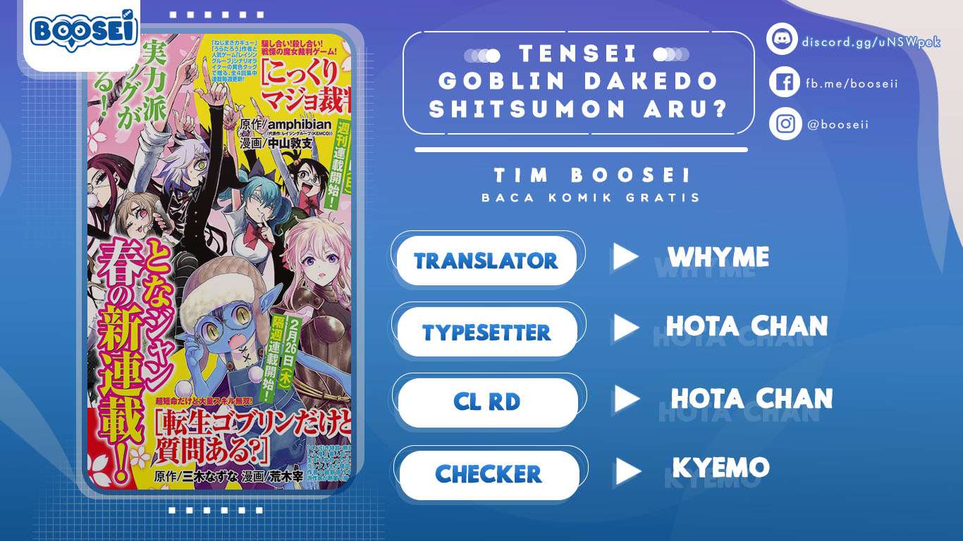Tensei Goblin da kedo Shitsumon aru? Chap 23 - Next Chap 24