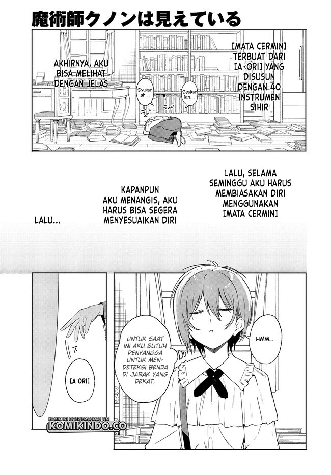 Majutsushi Kunon wa Miete Iru Chap 12.2 - Next Chap 13.2