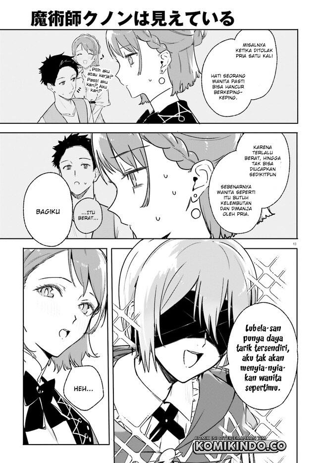 Majutsushi Kunon wa Miete Iru Chap 15.1 - Next Chap 16.1